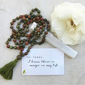 Unakite Mala